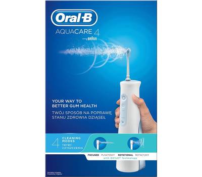 Электрическая зубная щетка ORAL-B Aquacare 4 белый