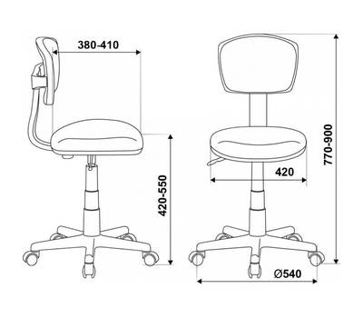 Офисное кресло БЮРОКРАТ CH-W299 спинка сетка салатовый TW-03A TW-18 (пластик белый)