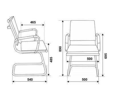 Офисное кресло БЮРОКРАТ Ch-993-Low-V низкая спинка черный искусственная кожа