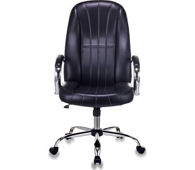 Офисное кресло БЮРОКРАТ T-898SL черный искусственная кожа крестовина хром