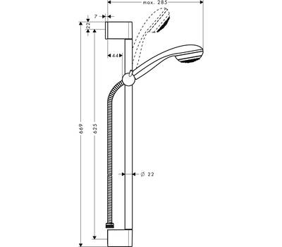 Душевой гарнитур Hansgrohe 23 317