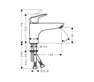 Смеситель для ванны Hansgrohe 71311000