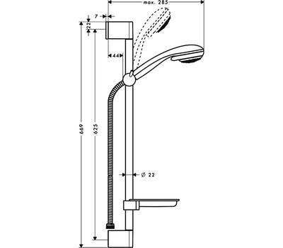 Душевой гарнитур Hansgrohe 27764000