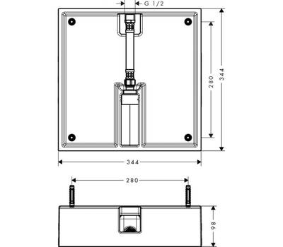 Верхний душ Hansgrohe 26 254 180