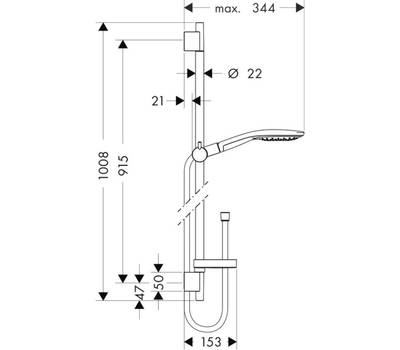 Душевой гарнитур Hansgrohe 27 803 000