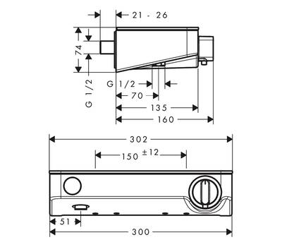 Смеситель для душа Hansgrohe 13 171 400