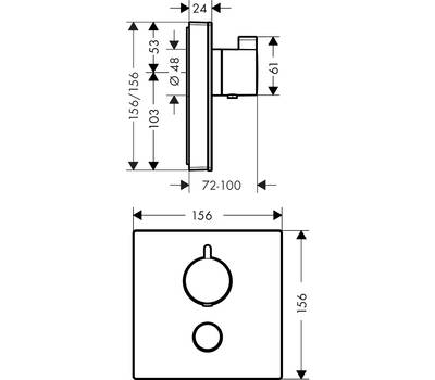 Смеситель для душа Hansgrohe 15 735 600