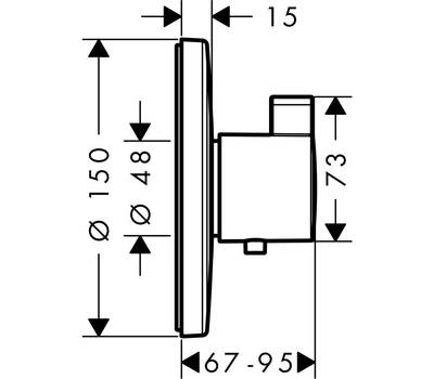 Смеситель для душа Hansgrohe 15 755 000