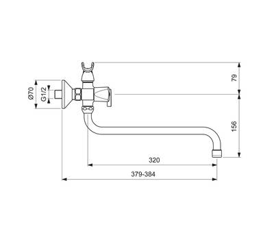 Смеситель для ванны VIDIMA BA343AA