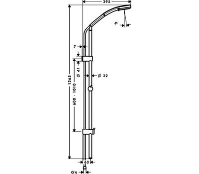 Душевой гарнитур Hansgrohe 27 791 000