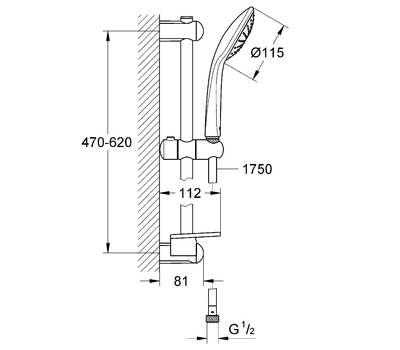 Душевой гарнитур GROHE 27 266 001