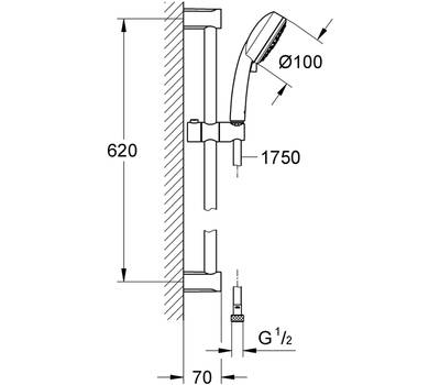 Душевой гарнитур GROHE 27 579 002