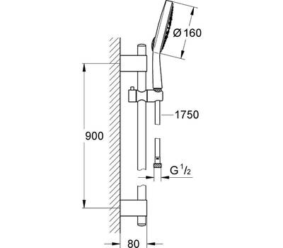 Душевой гарнитур GROHE 27 746 000