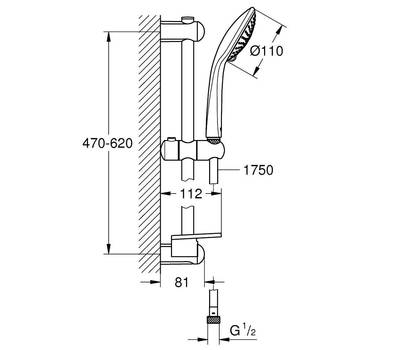 Душевой гарнитур GROHE 27 232 001