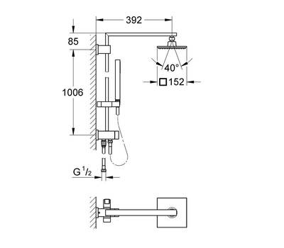 Душевой гарнитур GROHE 27 696 000