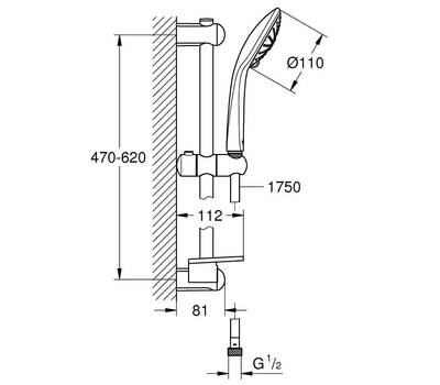 Душевой гарнитур GROHE 27 231 001