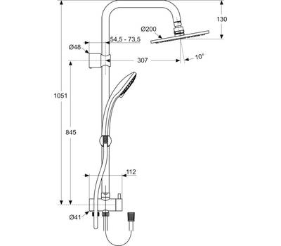 Душевой гарнитур IdealStandard A5691AA