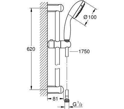 Душевой гарнитур GROHE 27 794 001