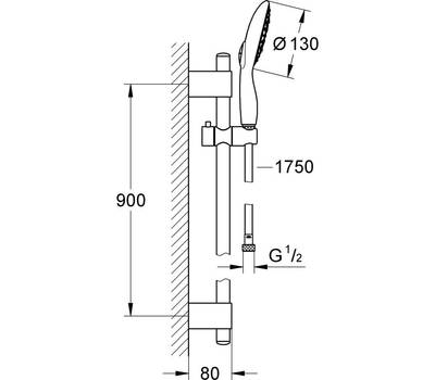 Душевой гарнитур GROHE 27 738 000