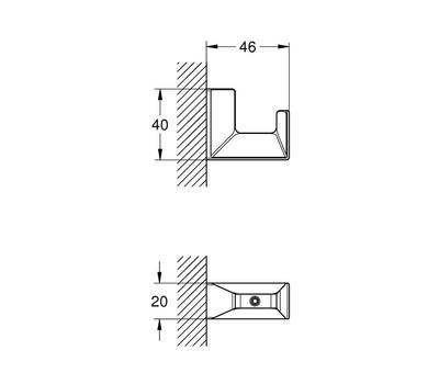 Крючок GROHE 40 782 000