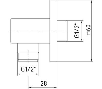 Шланговое подсоединение ECA 102126388EX