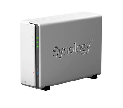 Сетевое хранилище Synology DS120j DC 800MhzCPU/ 512Mb/ up to 1HDDs/ SATA(3,5'')/ 2xUSB2.0/ 1GigEth