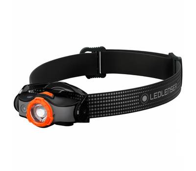 Фонарь налобный LED LENSER MH5 черный/оранжевый