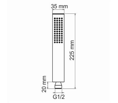 Лейка для душа WasserKRAFT A218