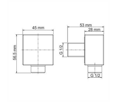 Подключение для шланга WasserKRAFT A221