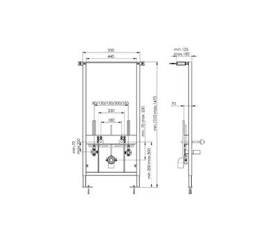 Инсталляция для унитаза Koller Pool Bidet Alcora ST900