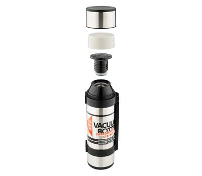 Термос THERMOS NCB-12B Rocket Bottle 1.2л. серебристый с черной ручкой (835666)