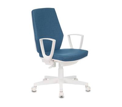Офисное кресло БЮРОКРАТ CH-W545 синий 38-415 крестовина пластик пластик белый