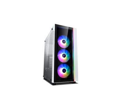 Корпус системного блока DEEPCOOL MATREXX 55 V3 ADD-RGB WH 3F ATX, RGB, RGB strip, Стекл. фронтальная