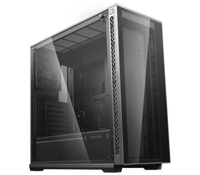 Корпус системного блока DEEPCOOL MATREXX 70 ATX, Black, Стекл. фронтальная и боковая панели, Без БП