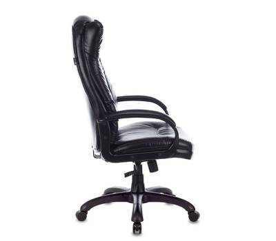 Офисное кресло БЮРОКРАТ CH-879N черный Leather Venge Black искусственная кожа крестовина пластик