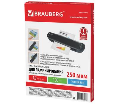 Пленки-заготовки для ламинирования BRAUBERG 531779