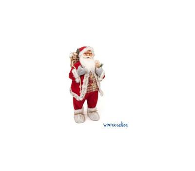 Новогоднее украшение WINTER GLADE Санта Клаус 80 см М95