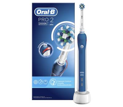 Электрическая зубная щетка ORAL-B Professional Clean 2000 белый/голубой
