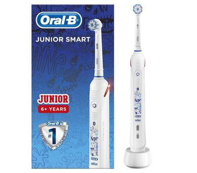 Электрическая зубная щетка ORAL-B Junior Smart 4 WHITE
