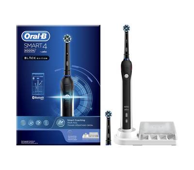Электрическая зубная щетка ORAL-B Smart 4 4000N черный