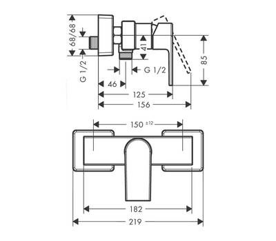 Смеситель для душа Hansgrohe 71 650 670