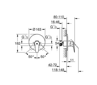 Смеситель для душа GROHE 29 112 000