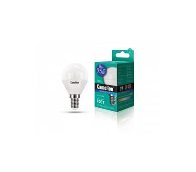 Комплект светодиодных лампочек CAMELION LED8-G45/865/E14/10шт