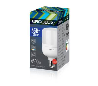 Комплект светодиодных лампочек ERGOLUX LED-HW-65W-E40-6K/5шт