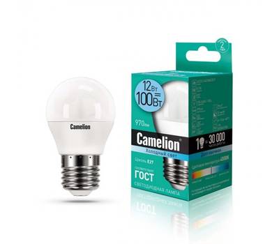 Комплект светодиодных лампочек CAMELION LED12-G45/845/E27/10шт
