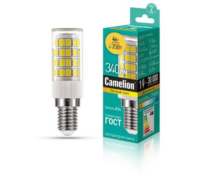 Комплект светодиодных лампочек CAMELION LED4-S105/830/E14/10шт