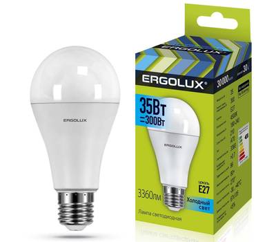 Комплект светодиодных лампочек ERGOLUX LED-A70-35W-E27/10шт-4K/10шт