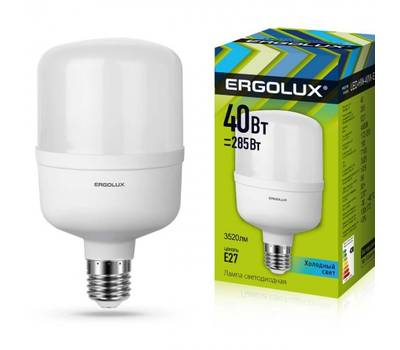 Комплект светодиодных лампочек ERGOLUX LED-HW-40W-E27/5шт-4K/5шт