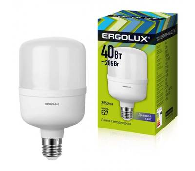 Комплект светодиодных лампочек ERGOLUX LED-HW-40W-E27/5шт-6K/5шт