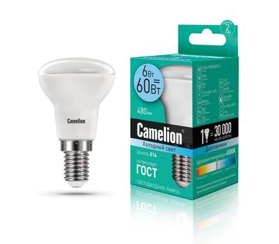 Комплект светодиодных лампочек CAMELION LED6-R50/845/E14/10шт
